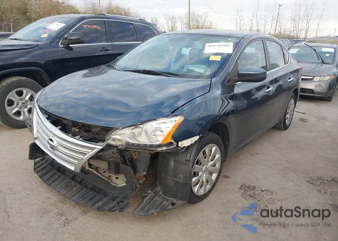 2014 Nissan Sentra Sv из США, поврежденный, VIN 3N1AB7AP6EY243167